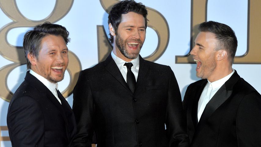 Mark Owen, Howard Donald und Gary Barlow von Take That