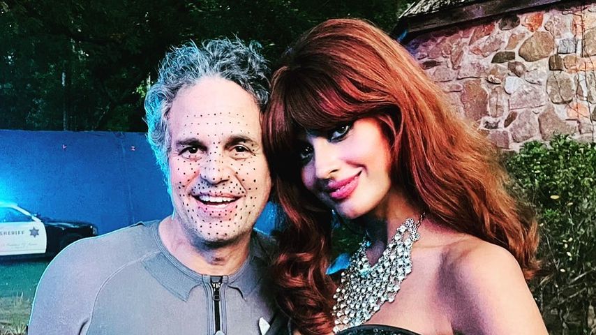 Mark Ruffalo und Jameela Jamil am Set zu "She Hulk"