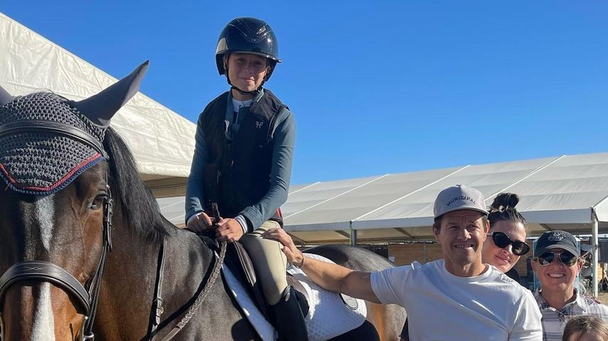 Mark Wahlberg, Grace Wahlberg und Rhea Durham im November 2022