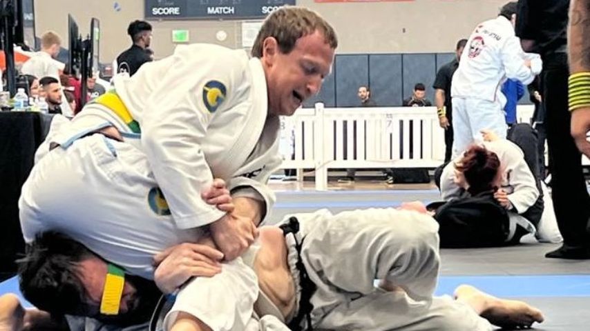 Mark Zuckerberg bei einem Jiu-Jitsu-Wettkampf im Mai 2023