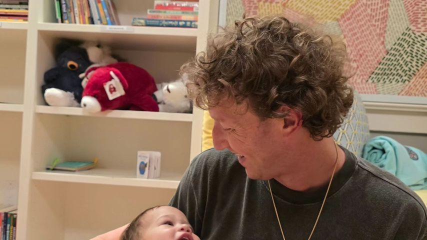 Mark Zuckerberg mit seiner Tochter Aurelia, September 2024