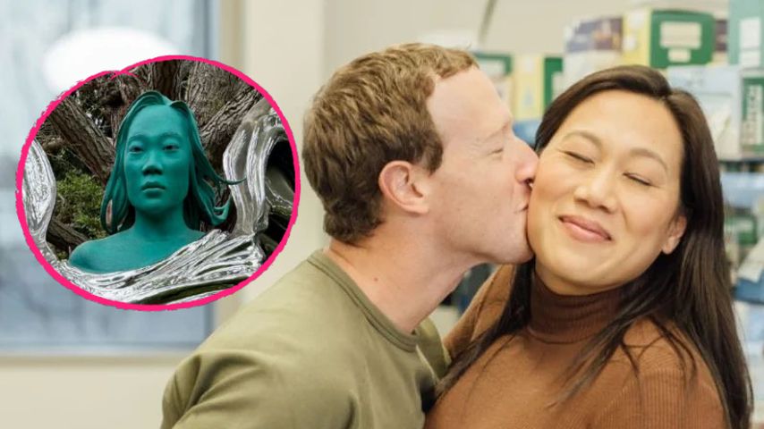 Übertrieben? Mark Zuckerberg präsentiert Statue seiner Frau