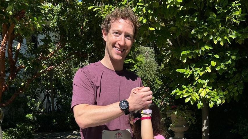 Mark Zuckerberg und Tochter Max, April 2024