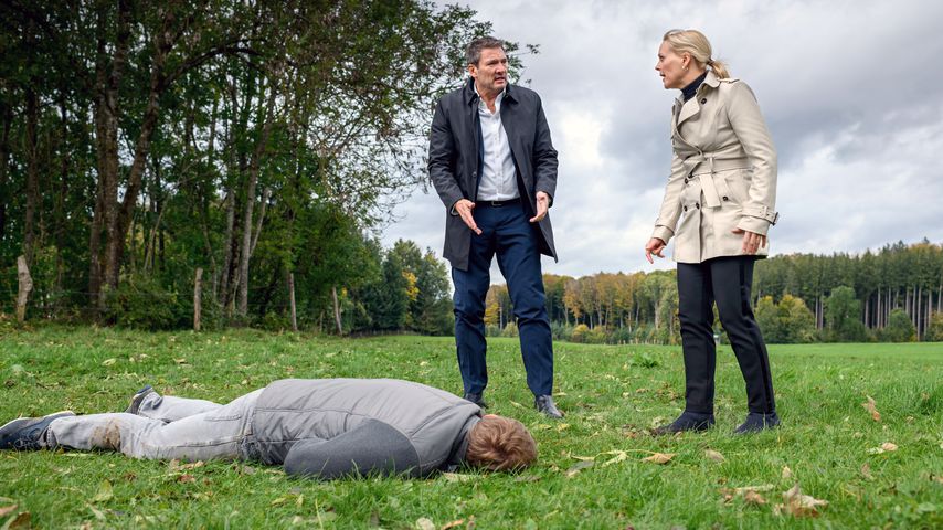 Markus Ertelt, Dieter Bach und Jenny Löffler bei "Sturm der Liebe"