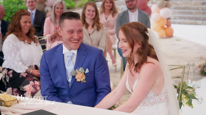 Markus und Jana bei ihrer "Hochzeit auf den ersten Blick"