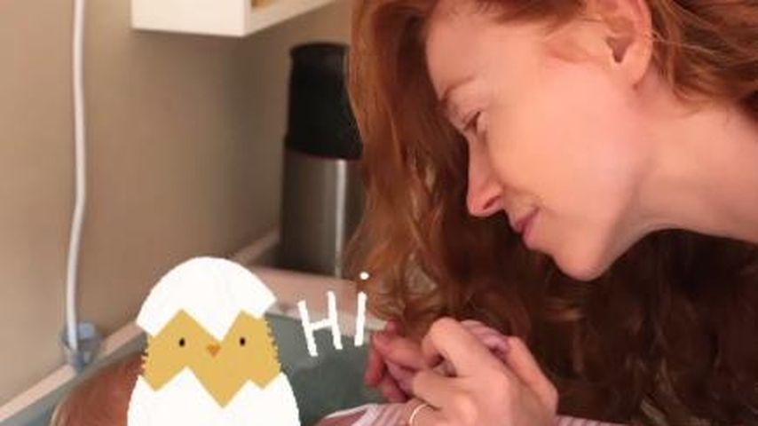 Marleen Lohse mit ihrem Baby