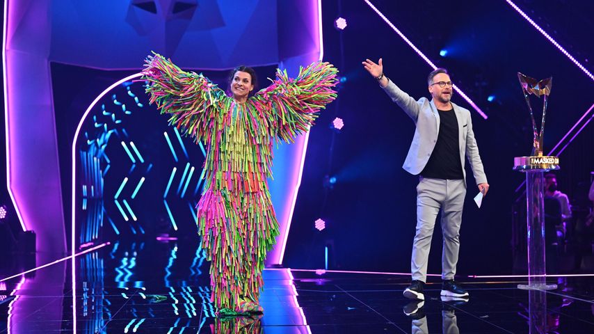 Marlene Lufen und Matthias Opdenhövel im "The Masked Dancer"-Finale