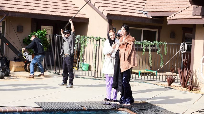 Marlene und Alexavius nach dem Unterwasser-Shooting bei GNTM