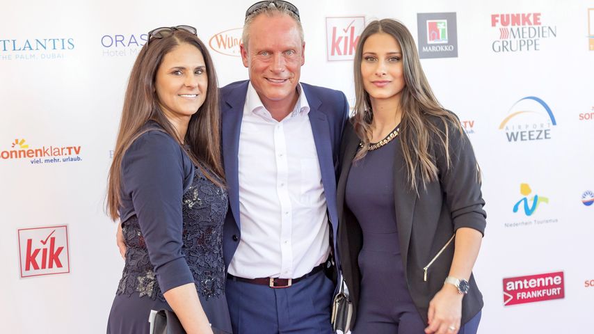 Marta, Jürgen und Sharon Trovato bei einem Event 2018