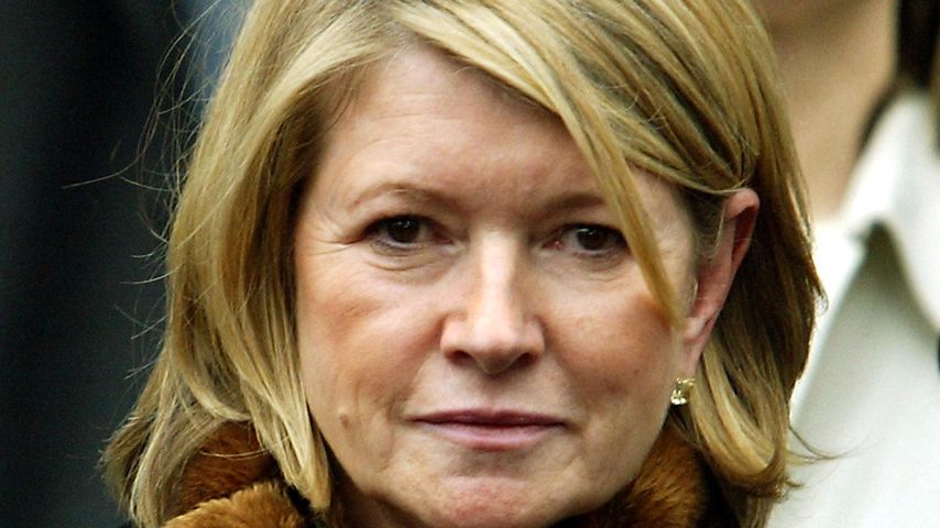 Martha Stewart nach ihrer Urteilsverkündung, März 2004