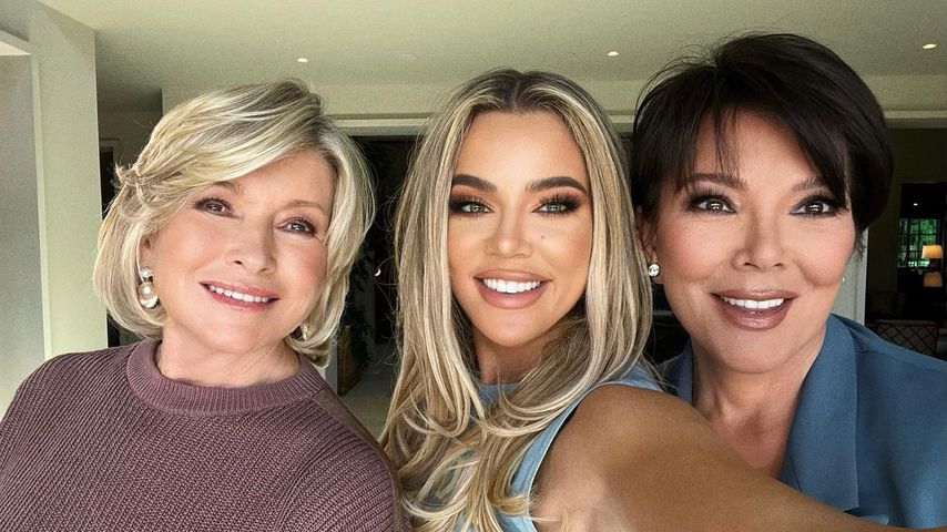 Martha Stewart, Khloé Kardashian und Kris Jenner im Februar 2022