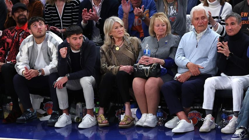 Martha Stewart beim Spiel zwischen den Knicks und Pacers im Madison Square Garden