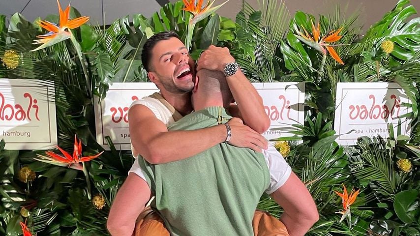 Martin Angelo mit seinem Freund