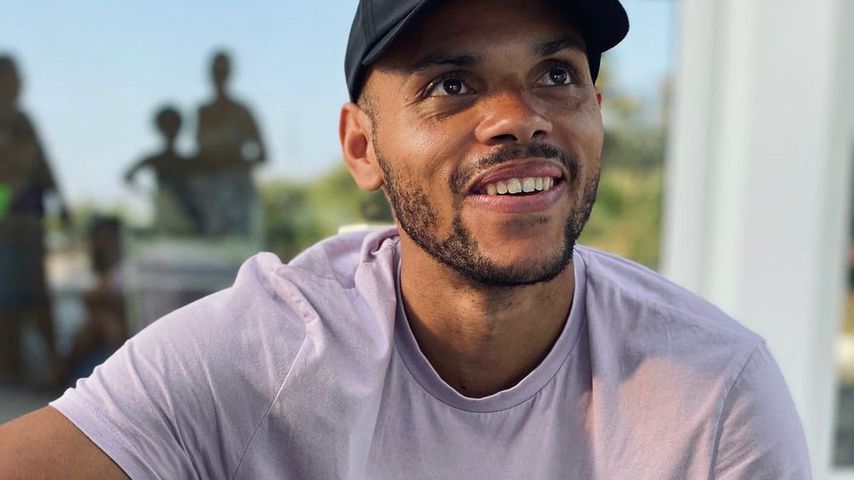 Martin Braithwaite mit seinem Sohn Valentino