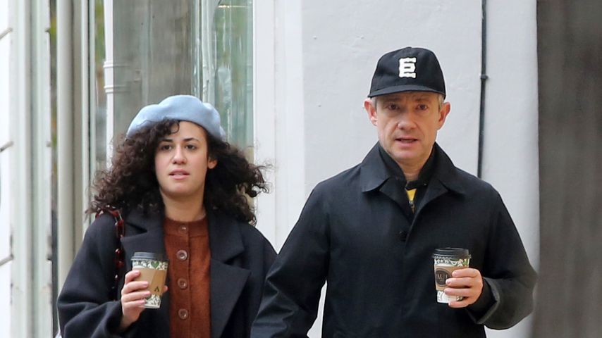 Neue Liebe? Filmstar Martin Freeman mit Unbekannter erwischt