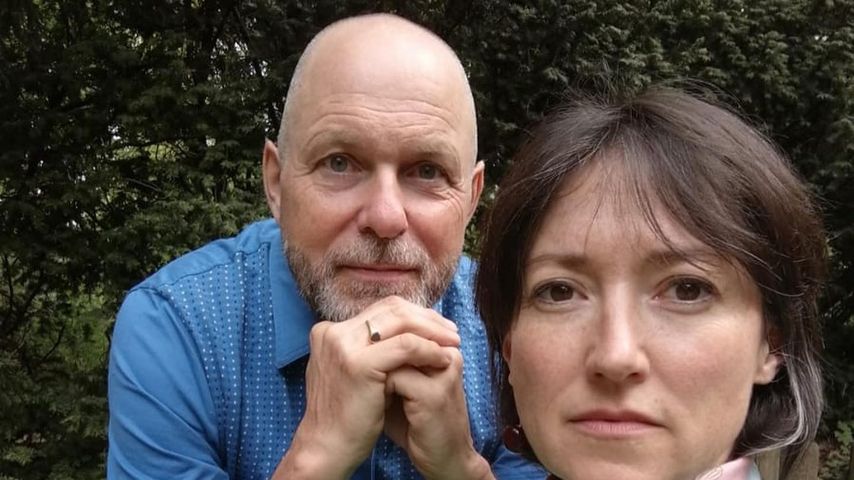 Martin Keß und Charlotte Roche, April 2020