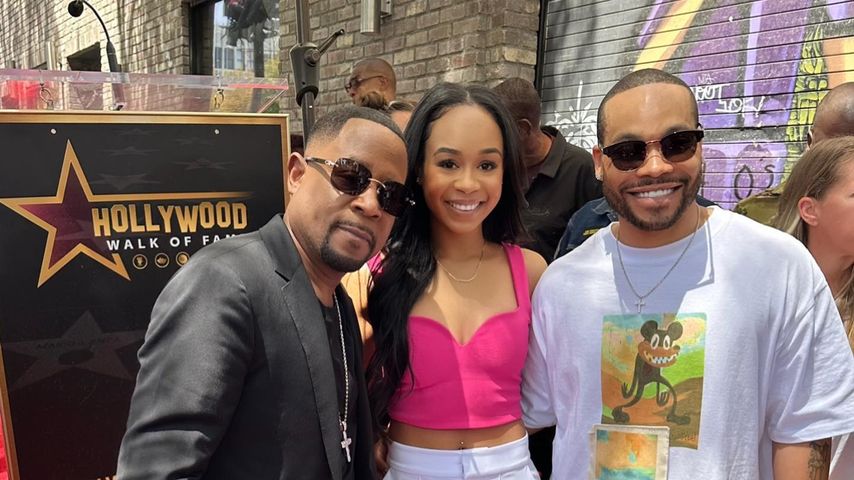 Martin Lawrence, Jasmin Lawrence und Eric Murphy im April 2023