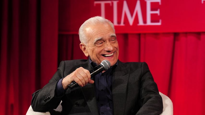 Bei einem TIME-Event in New York spricht Martin Scorsese auf der Bühne