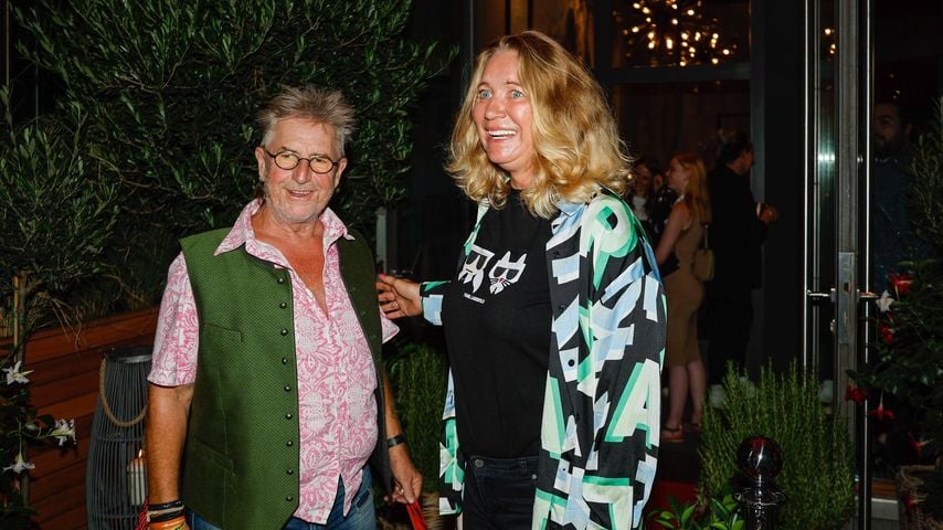 Martin Semmelrogge und Regine Prause bei der Eröffnung des MAREDO Steakhauses Unter den Linden in Berlin
