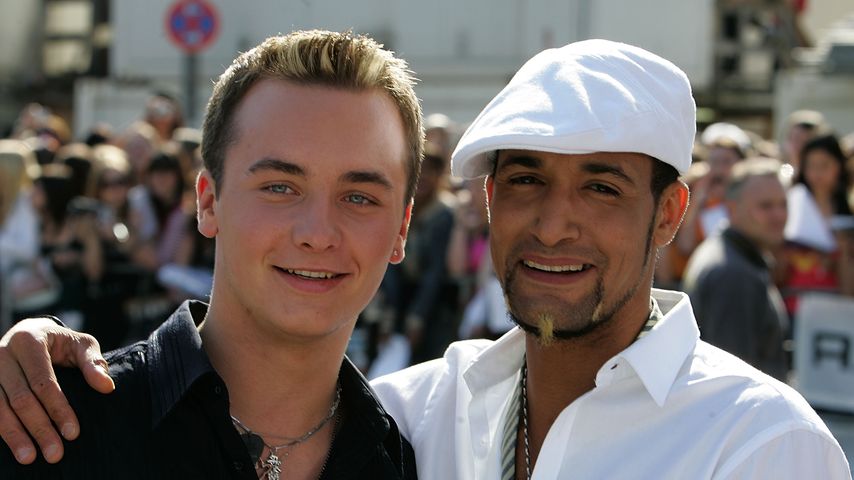 Martin Stosch und Mark Medlock auf dem Roten Teppich