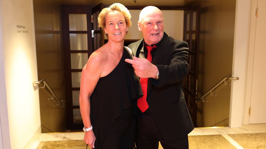 Martina Voss-Tecklenburg mit ihrem Mann Hermann, November 2022