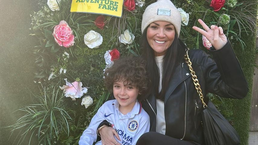 Martine McCutcheon mit ihrem Sohn Rafferty