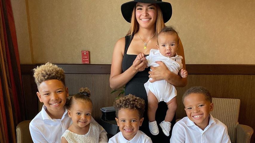 Die Familie von NFL-Star Marvin Jones im November 2019