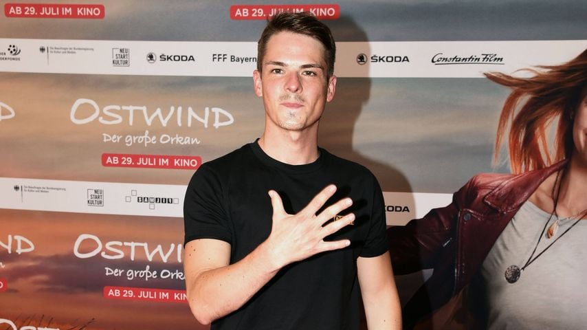 Marvin Linke bei der Premiere von "Ostwind – Der große Orkan" im Mathäser Filmpalast in München, 25. Juli 2021