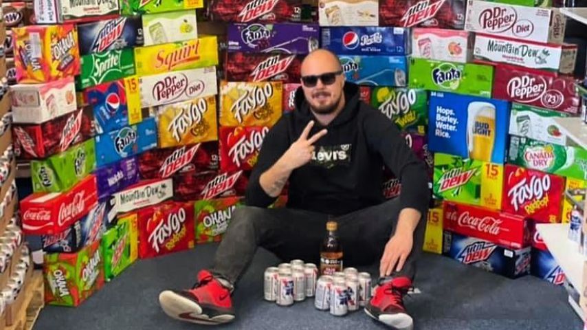 Marvin Muth beim Dreh seines ersten Musikvideos, März 2021