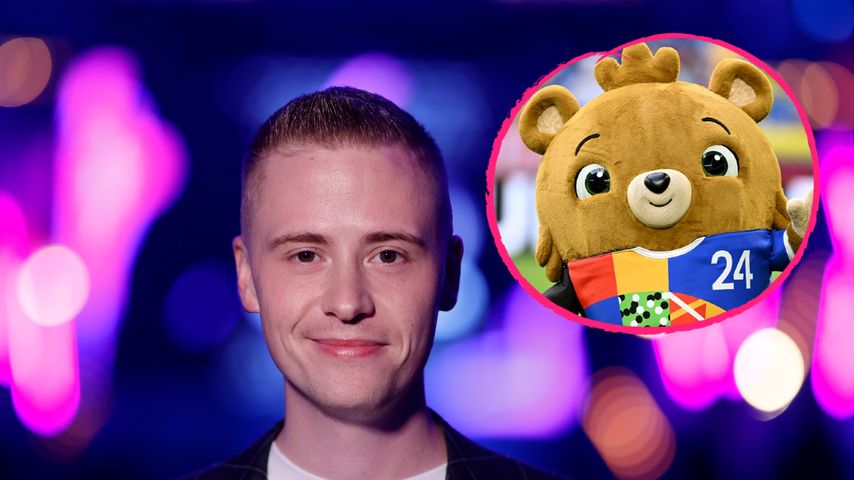 Marvin Wildhage schleust sich als EM-Maskottchen ins Stadion