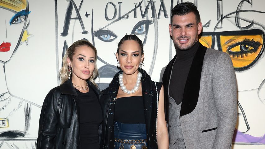 Mary Bonnet, Amanza Smith und Romain Bonnet im Februar 2023