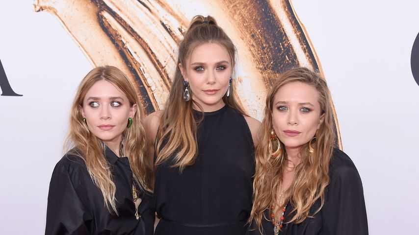 Mary-Kate und Ashley Olsen mit ihrer Schwester Elizabeth Olsen