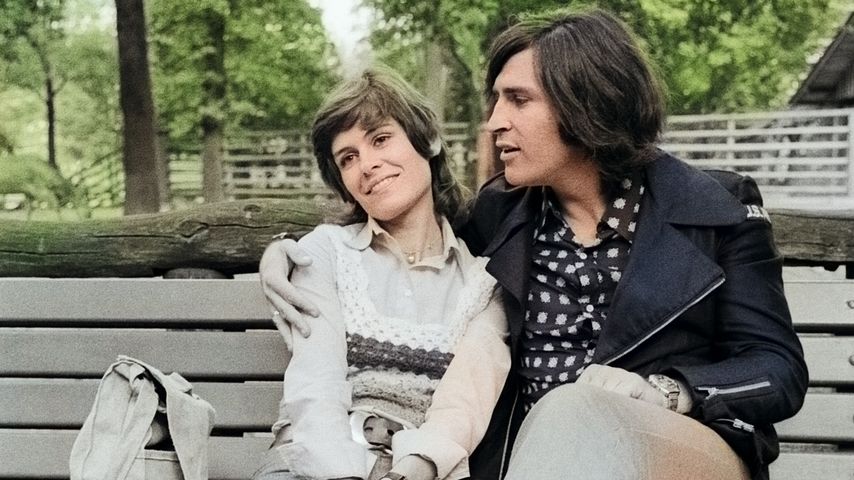Schlagerstar Mary Roos und Pierre Scardin im Jahr 1974