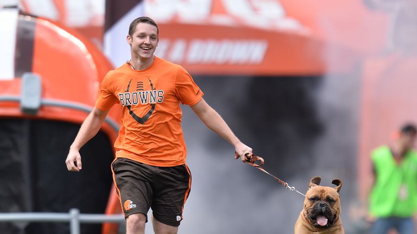 Justin McLaughlin und sein Hund Swagger