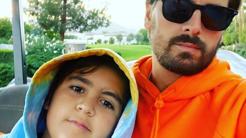 Mason und Scott Disick