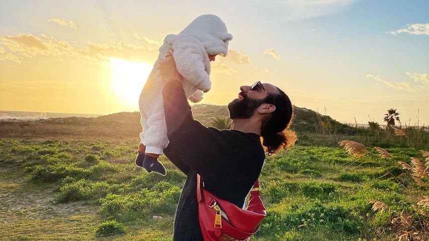 Massimo Sinató und sein Sohn