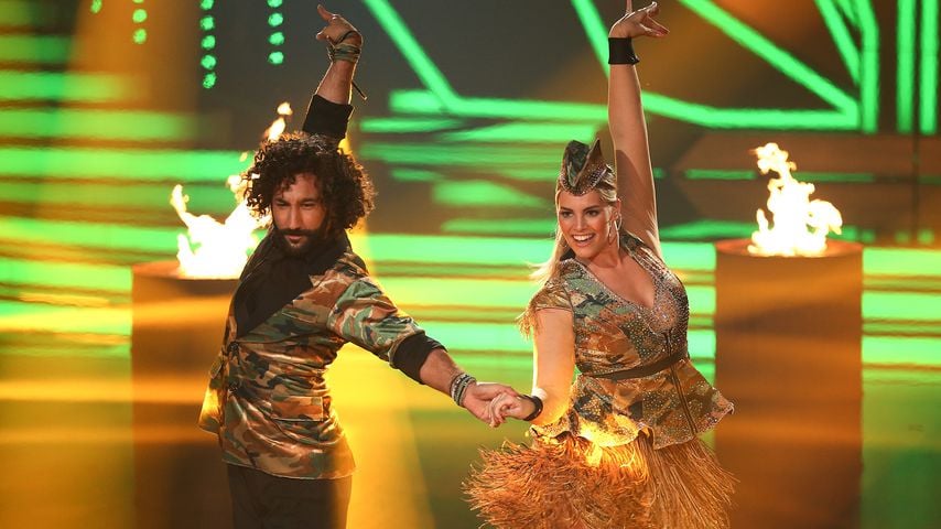Massimo Sinató und Angelina Kirsch bei "Let's Dance", 2017
