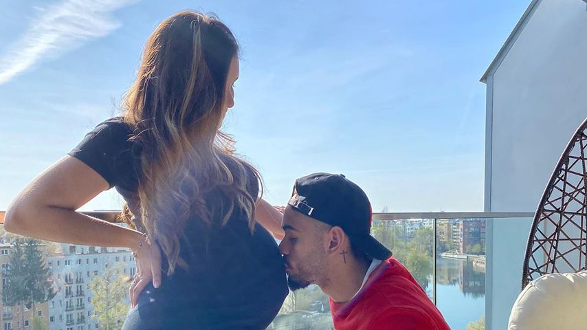 Matheus Cunha mit seiner Freundin Gabriela Nogueira, April 2020