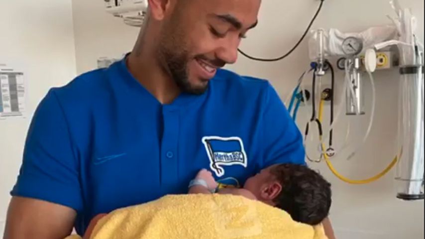 Matheus Cunha mit Sohn Levi