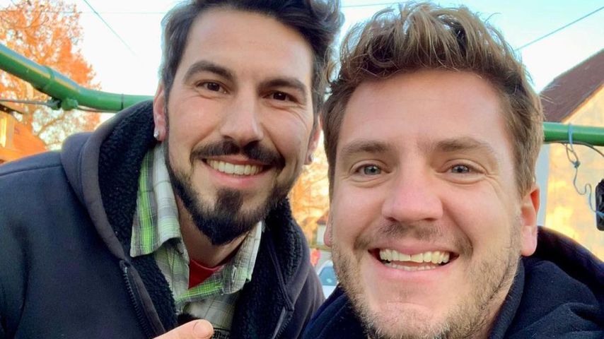 Mathias mit Bauernreporter Ralf