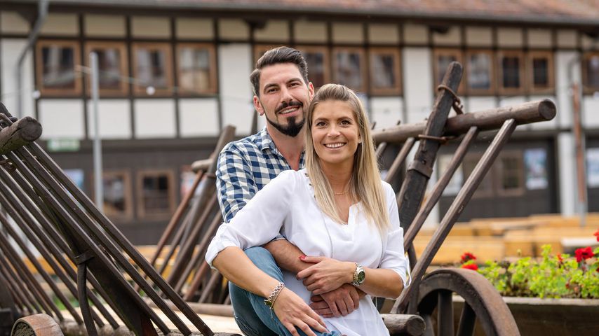 Mathias und Sabrina bei "Bauer sucht Frau" 2021