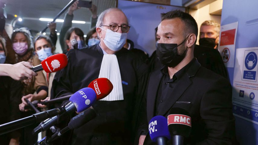 Mathieu Valbuena bei der Gerichtsanhörung in Versailles
