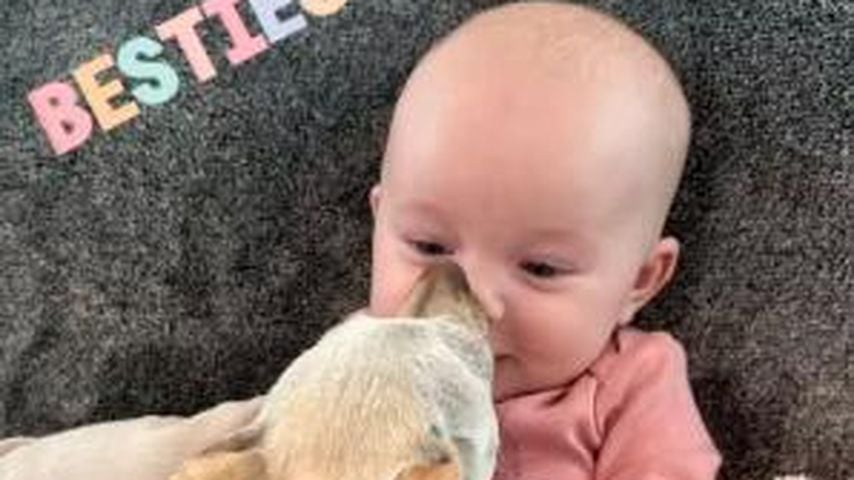 Matilda Pelphrey mit Kaley Cuocos Hund Opal