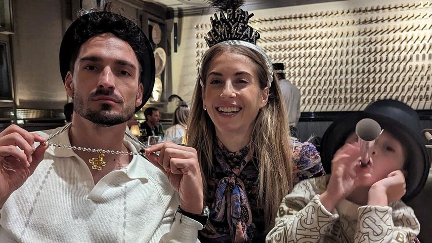 Mats, Cathy und Ludwig Hummels an Silvester 2022