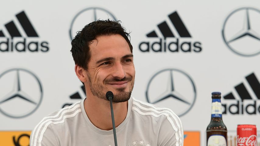 Mats Hummels bei einer Pressekonferenz 2018