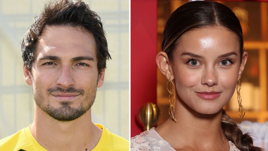Jetzt turteln Mats Hummels und Nicola bei einem Fußballspiel