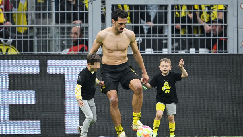 Mats Hummels und sein Sohn Ludwig