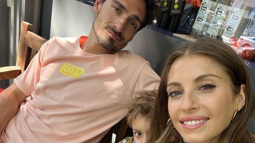 Mats, Ludwig und Cathy Hummels