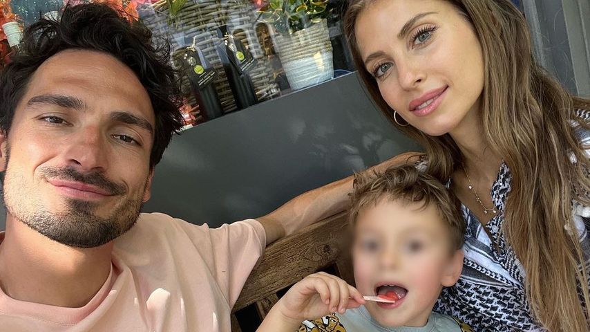 Mats, Ludwig und Cathy Hummels