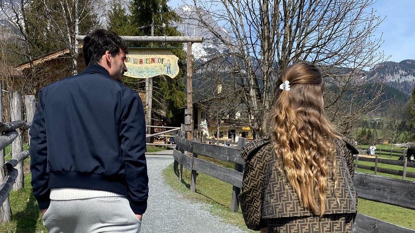Mats und Cathy Hummels an Ostern